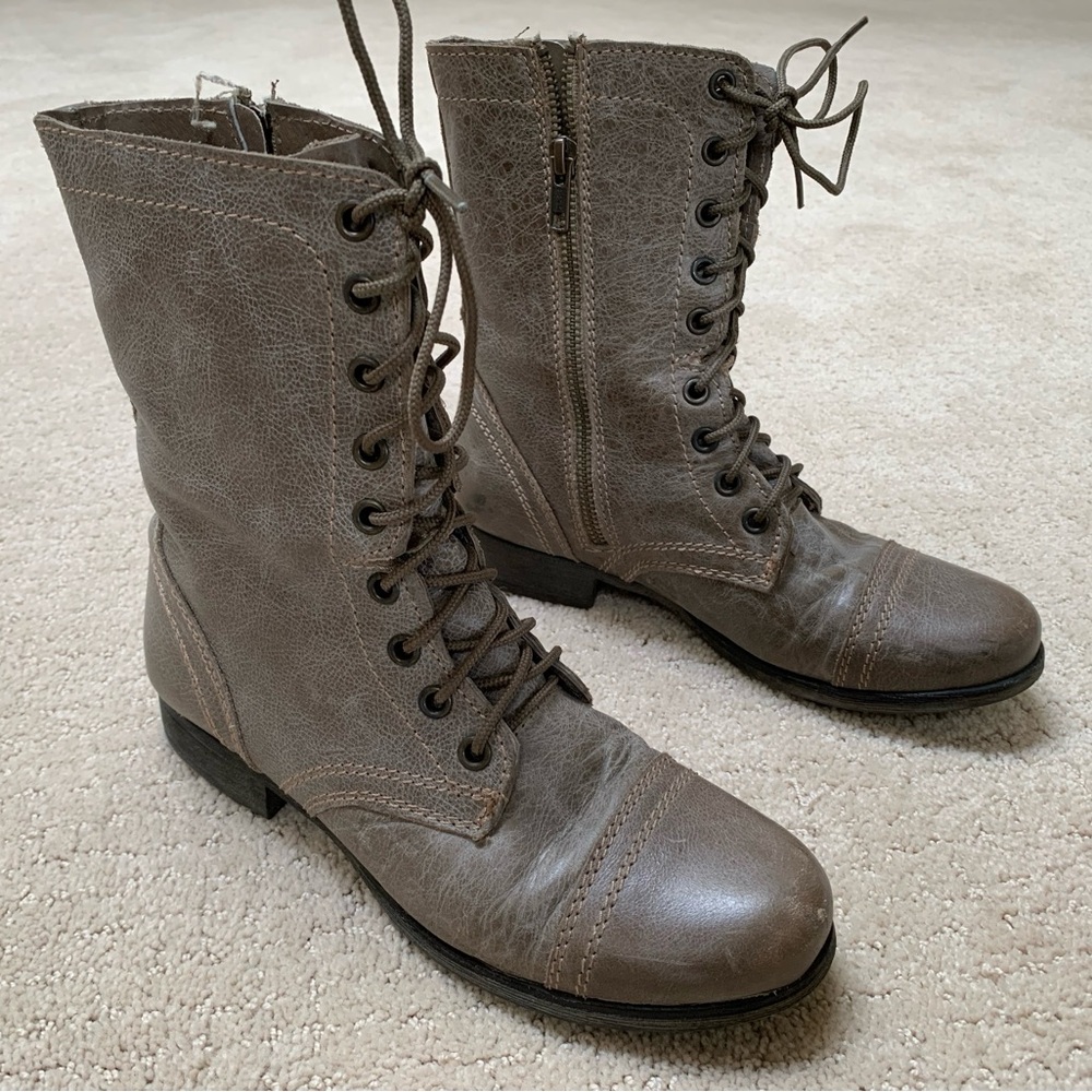 Steve Madden Lace-Up Combat Boots